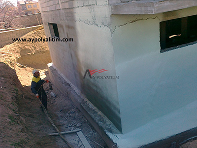 Sprey Poliüretan Köpük Perde Beton ve Temel Yalıtımı